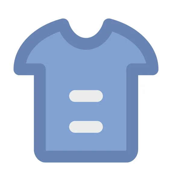 Shirt Platte Vector Icon — Stockvector