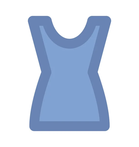 Robe Femme Vecteur Plat Icône — Image vectorielle