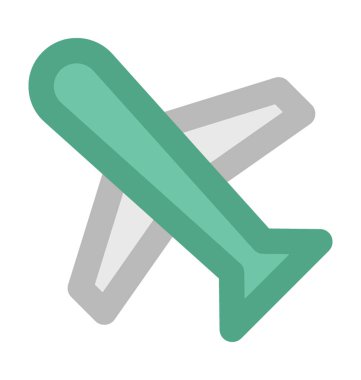 düzlem düz vektör simgesi