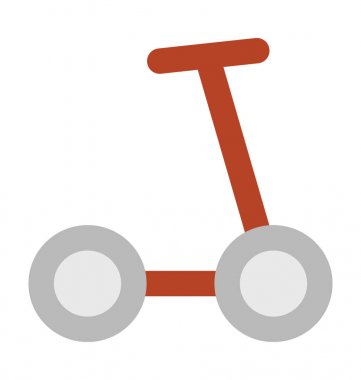 Stunts düz vektör simgesi