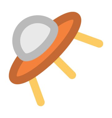 UFO uçan düz vektör simgesi