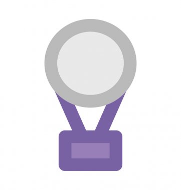 Sıcak hava balon düz vektör simgesi