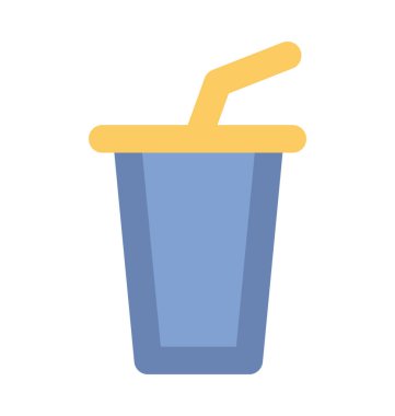 Suyu Kupası düz vektör simgesi