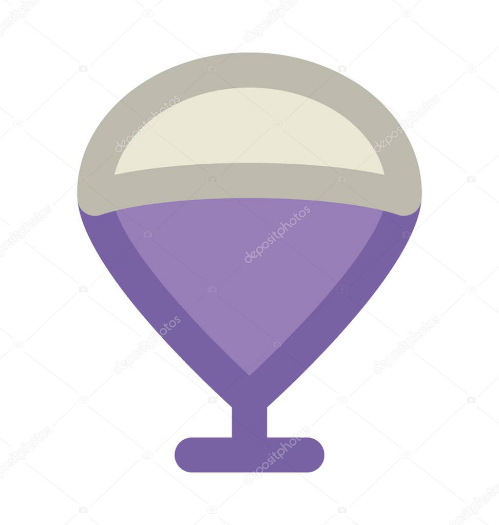 Air Balloon Flat Vector Icon