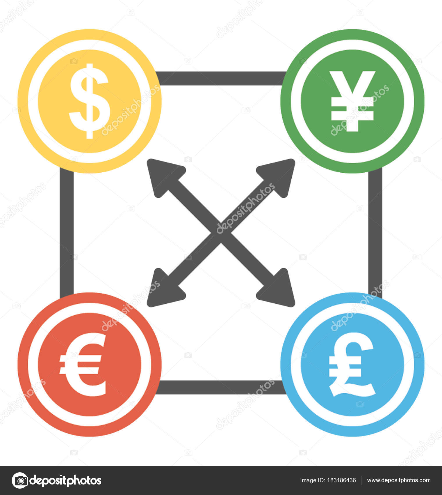 Money Exchange Flat Design Icon – MasterBundles, 58% OFF