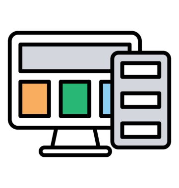 İçerik geliştirme, web reklam satırı simgesi