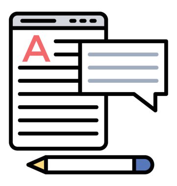 Pazarlama sembolü renkli simge. Dijital pazarlama kampanyası 