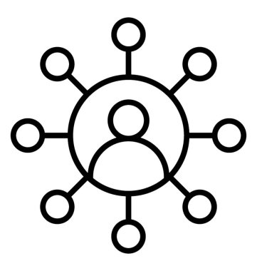 Ağ satırı simgesi pazarlama, bağlı kuruluş pazarlama kavramı