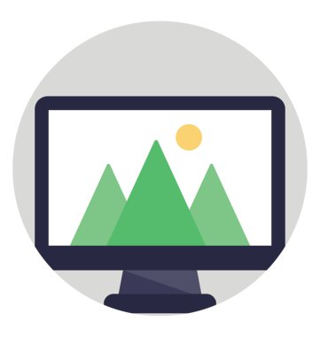 Düz simge bilgisayar duvar kağıdı, masaüstü duvar kağıdı 