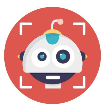 Düz vektör simgesi tasarım malware inceden inceye gözden geçirmek