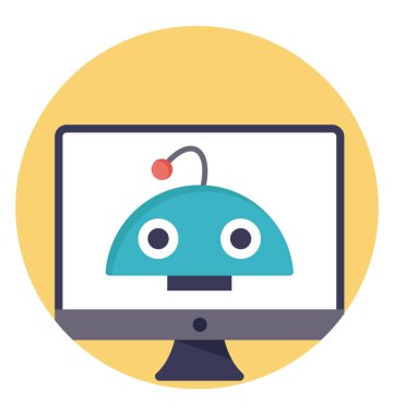 Bilgisayar kontrollü Robot kutsal kişilerin resmi