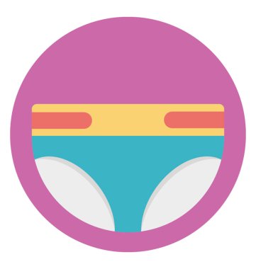 Düz simgesi tasarım bebek bezi