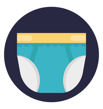 Düz simgesi tasarım bebek bezi