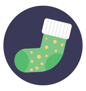 Düz simgesi tasarım bebek çorap