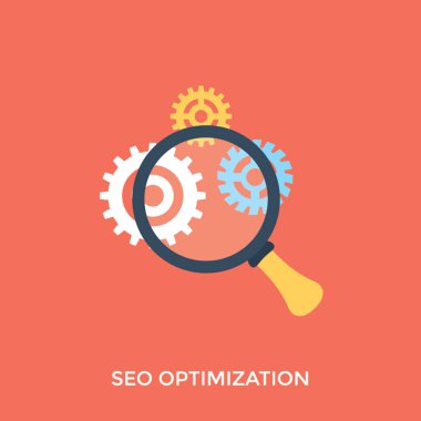 Vektör çizim seo optimizasyon, seo kampanya ilerleme