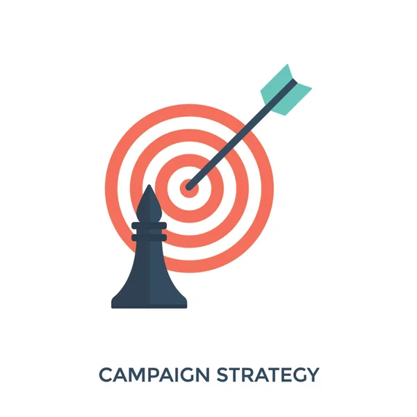Strategia Ilustracja Koncepcja Planowania Strategicznego Marketingu — Wektor stockowy