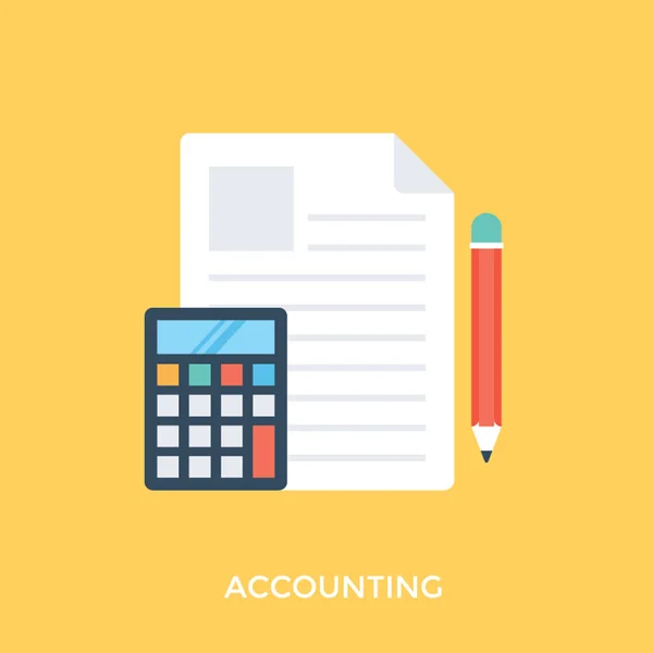 Verslag Auditing Accounting Vector Illustratie — Stockvector