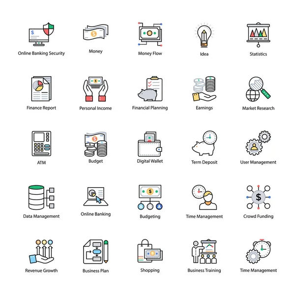 Renkli çizgi kutsal kişilerin resmi-in iş ve Finans
