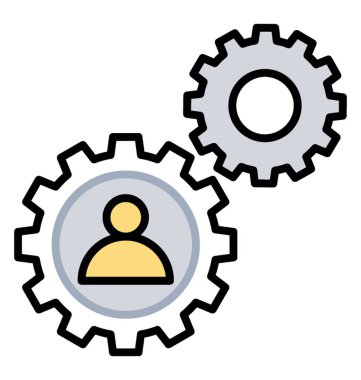 Satırı simgesi kullanıcı yönetimi, müşterileri yönetme  