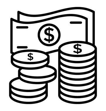 Satırı simgesi bütçe fonları yönetmek, 