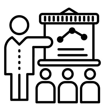 Line simgesi iş eğitim, iş sınıfı 