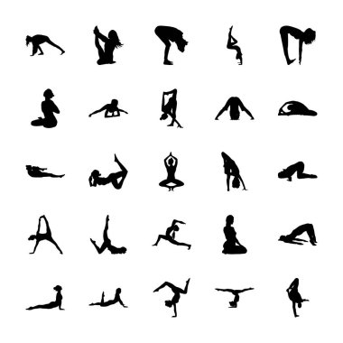 Piktogram Yoga ve Egzersiz