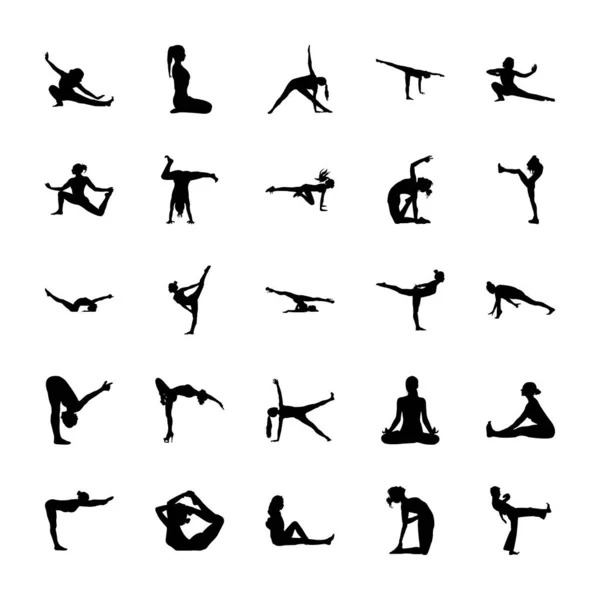 Yoga Und Meditation — Stockvektor