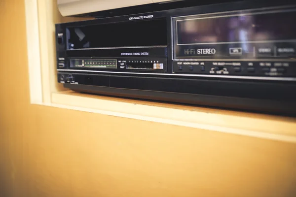 Odtwarzacz VHS i rejestrator — Zdjęcie stockowe