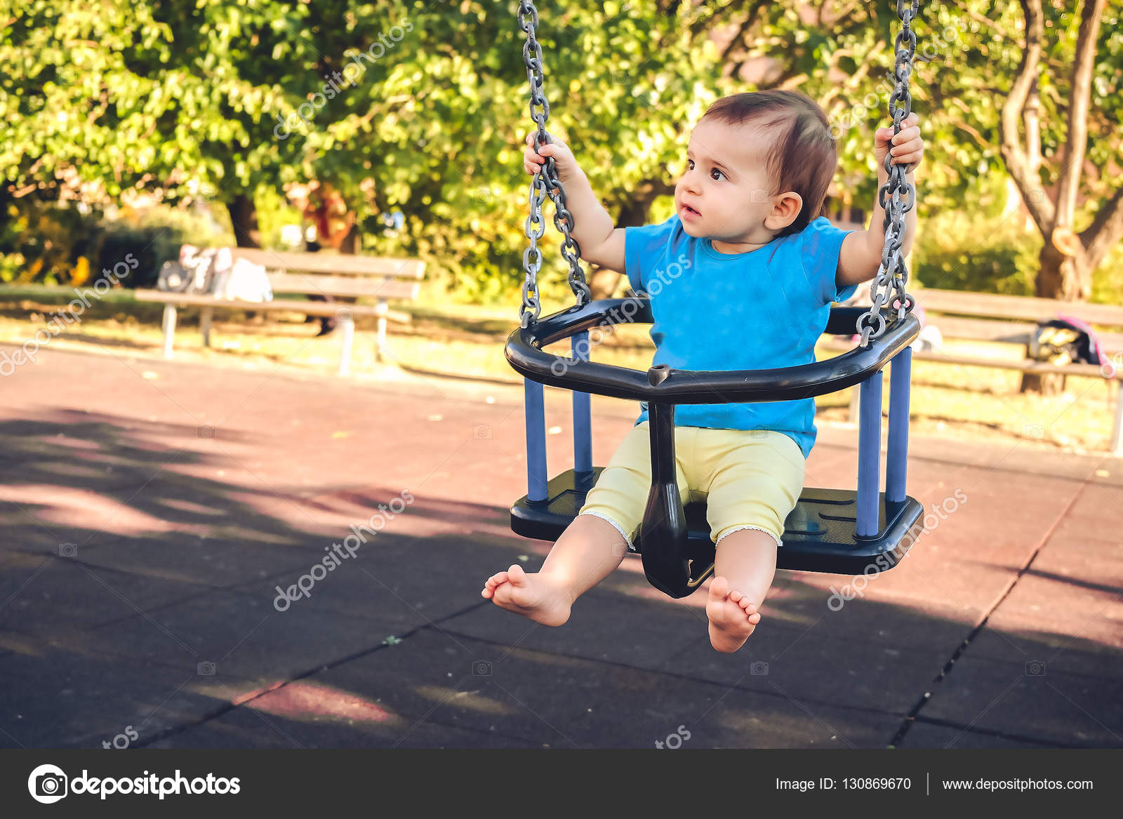 Newborn Baby Swing Play Park Outdoor Summer Playground