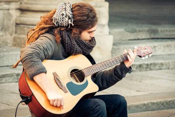 Guitariste Rasta — Photo