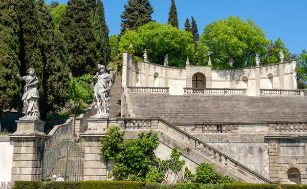 Monselice villa duodo staircase amphitheater Padova province Colli Euganei Veneto — ストック写真