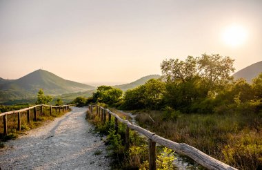 Euganean hills Pianoro del Mottolone Padua İtalya Veneto iz