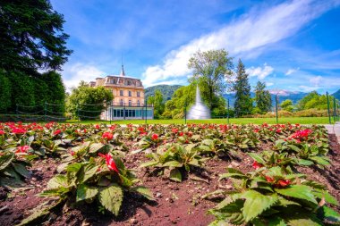 villa taranto botanical garden Verbania Lake Maggiore Piedmont region Italy clipart