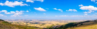 Tavoliere delle Puglie panoramik görüntü Apulia - Foggia bölgesi Gargano bölgesi