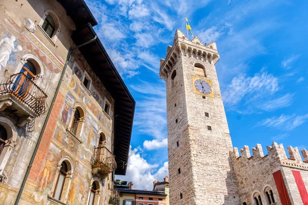 Trento Italy Torre Civica case Cazuffi Rella europa landmarks — 图库照片