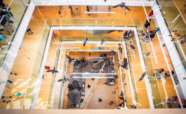 Modern merdiven boşluğuna Muse - Trento - İtalya arıyor