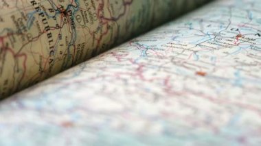 Slovakya harita atlas kitap portre
