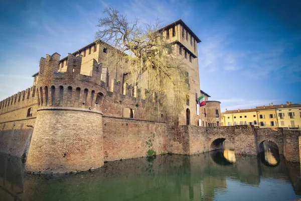 意大利城堡外景-帕尔马-Fontanellato-意大利 — 图库照片
