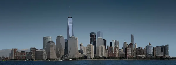New York Panorama Dolního Manhattanu — Stock fotografie