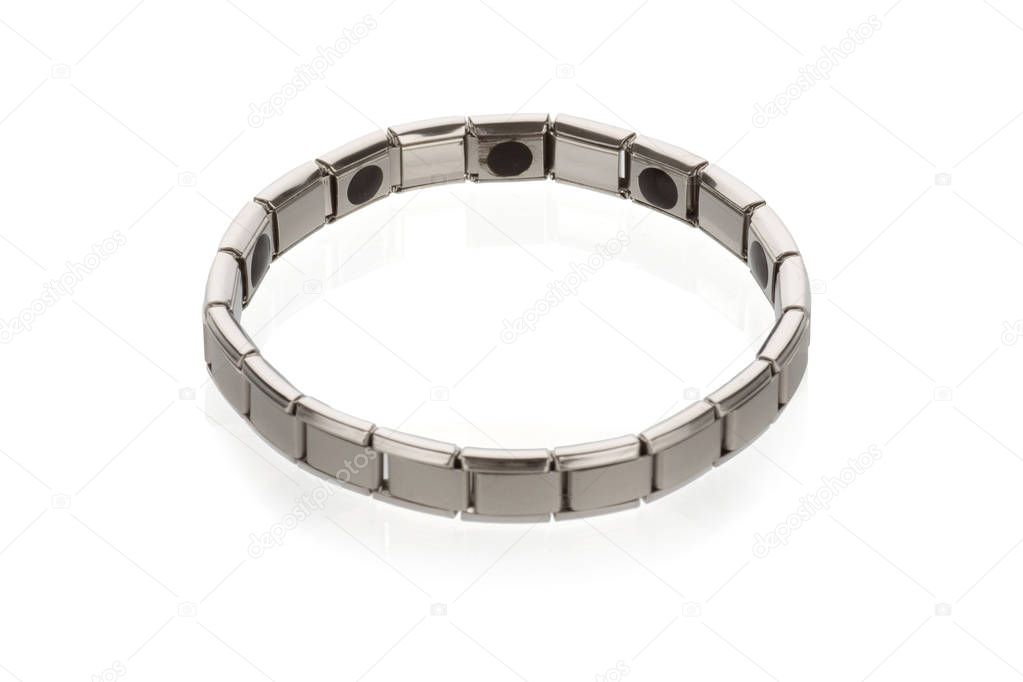 Tourmaline magnetic bracelet isolate