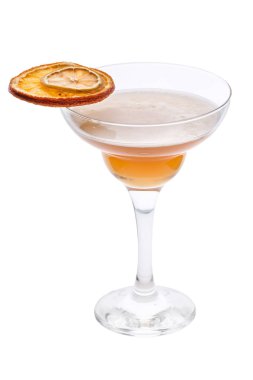 Sarı kokteyl yakın çekim