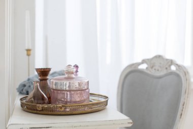 Natürmort boudoir bayanlar tablo kozmetik ev üzerinde
