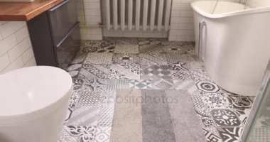 Banyo pastel ve çıplak renkler muhteşem banyo