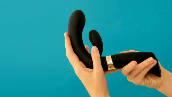 Sex toy for adult, design dildo vibrator isolated — ストック写真