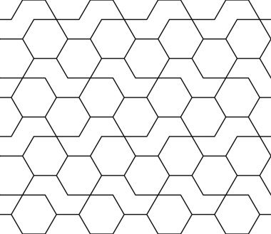 soyut geometrik moda deseni