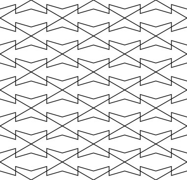 soyut geometrik moda deseni