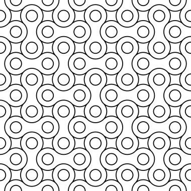  Soyut geometrik siyah-beyaz grafik tasarım baskı desen