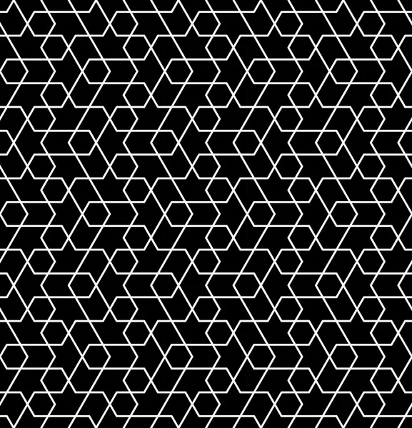 Padrão de impressão gráfico abstrato geométrico preto e branco —  Vetores de Stock