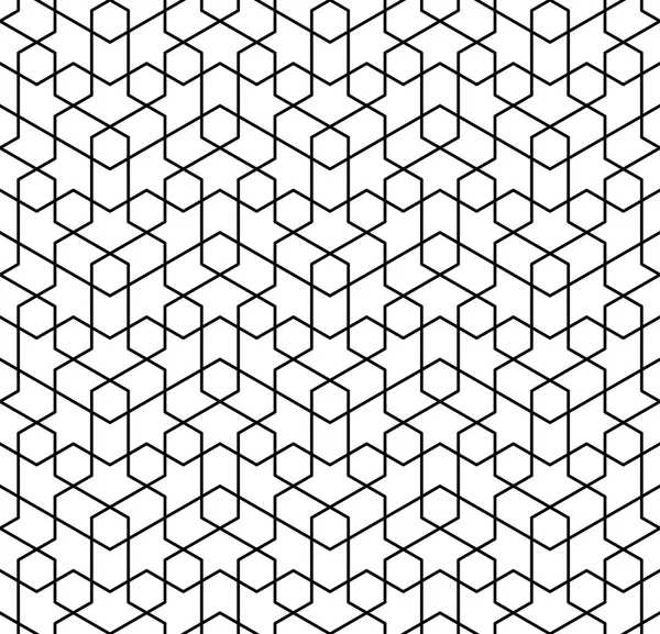 Абстрактный геометрический черно-белый рисунок — стоковый вектор
