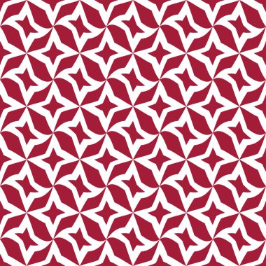 Soyut geometrik kırmızı hipster moda yastık yıldız desen